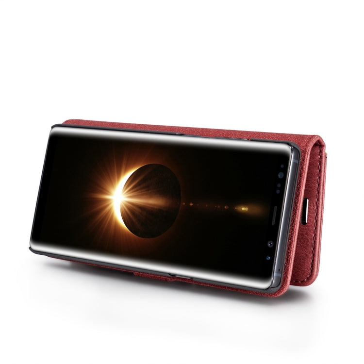 DG.MING for Galaxy Note 8 Crazy Horse Texture Horizontal Flip Detachable Magnetic Protective Case with Holder & Card Slots & Wallet, Galaxy Note 8