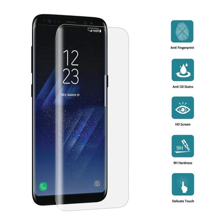 Full Screen Coverage Curved Tempered Glass Protector For Galaxy S8