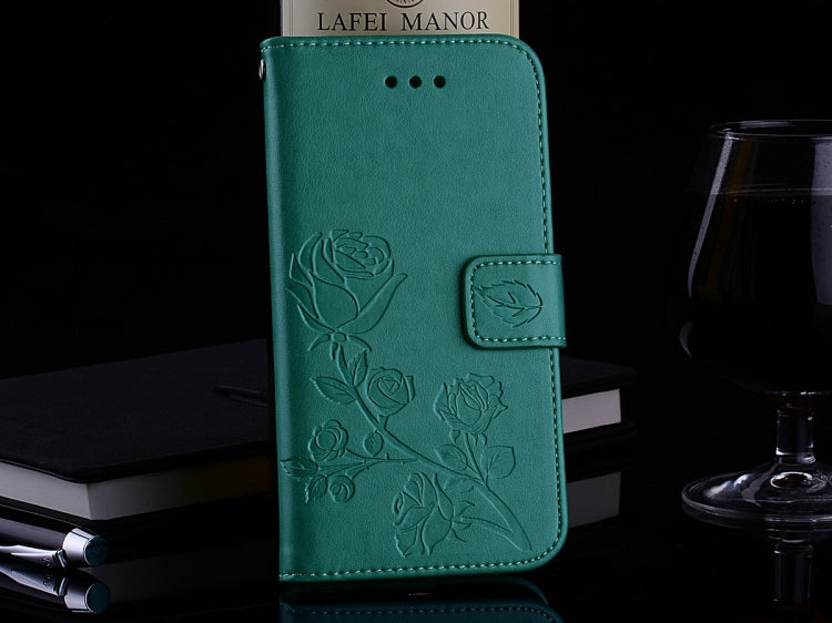 Rose Embossed Horizontal Flip Environmental PU Leather Case with Holder & Card Slots & Wallet for Galaxy S9+