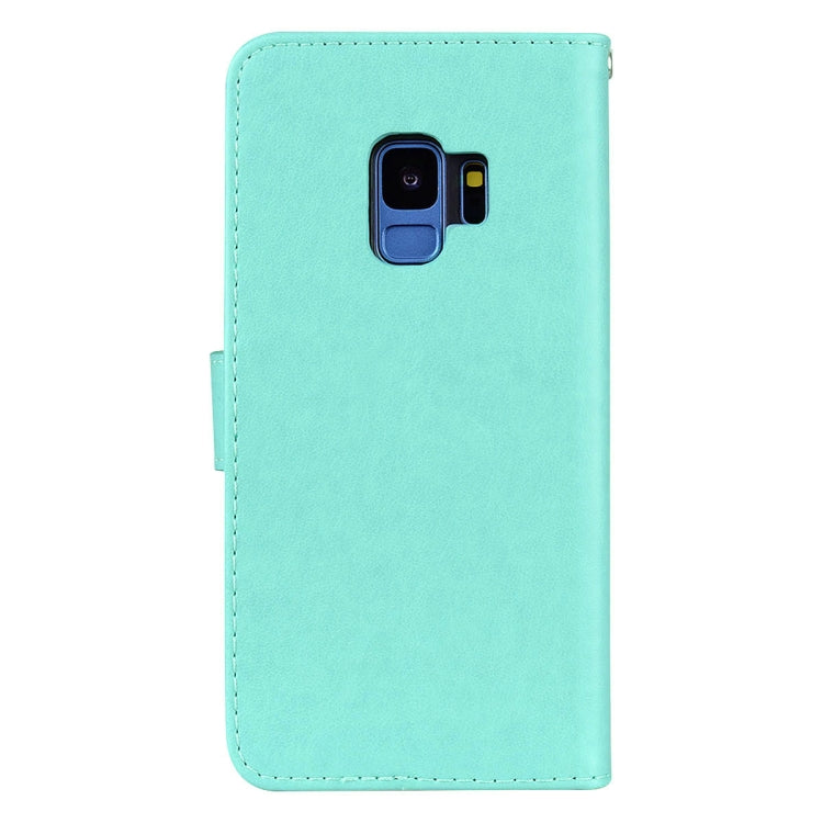 For Galaxy S9 Rose Embossed Horizontal Flip Environmental PU Leather Case with Holder & Card Slots & Wallet, For Samsung Galaxy S9