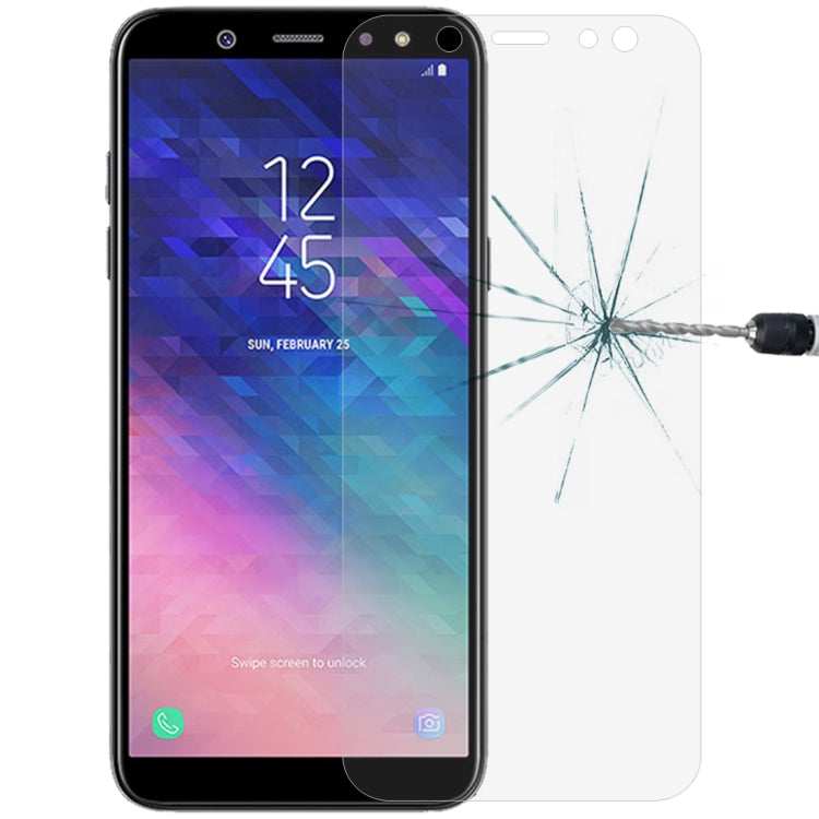 Film en verre trempé 0,26 mm 9H 2,5D pour Galaxy A6+ (2018), pour Galaxy A6+ (2018) (1 pièce)