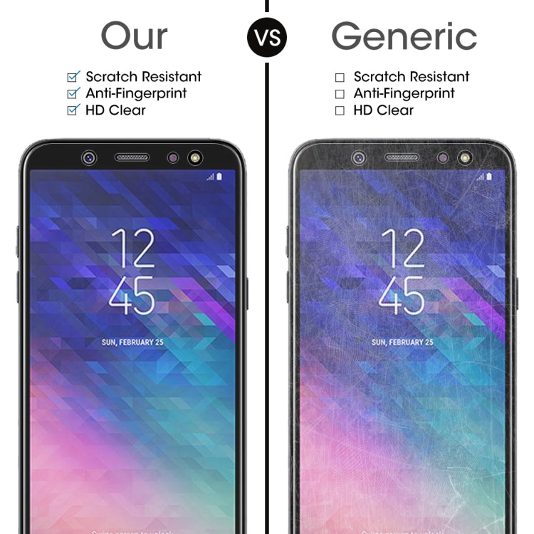 Film en verre trempé 0,26 mm 9H 2,5D pour Galaxy A6+ (2018), pour Galaxy A6+ (2018) (1 pièce)