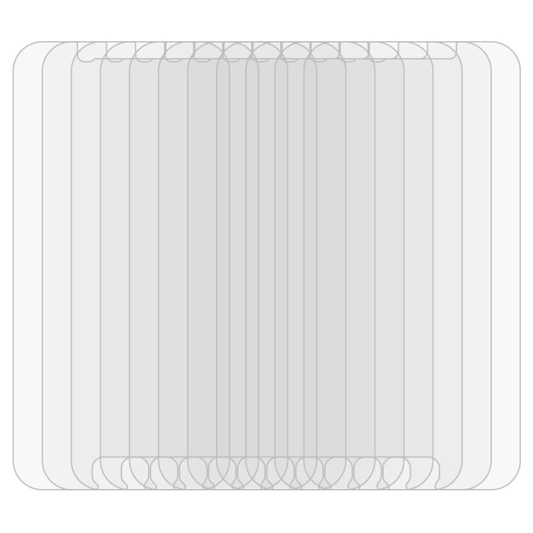Lot de 10 films en verre trempé 9H 2,5D (0,26 mm) pour Galaxy A8 (2016)