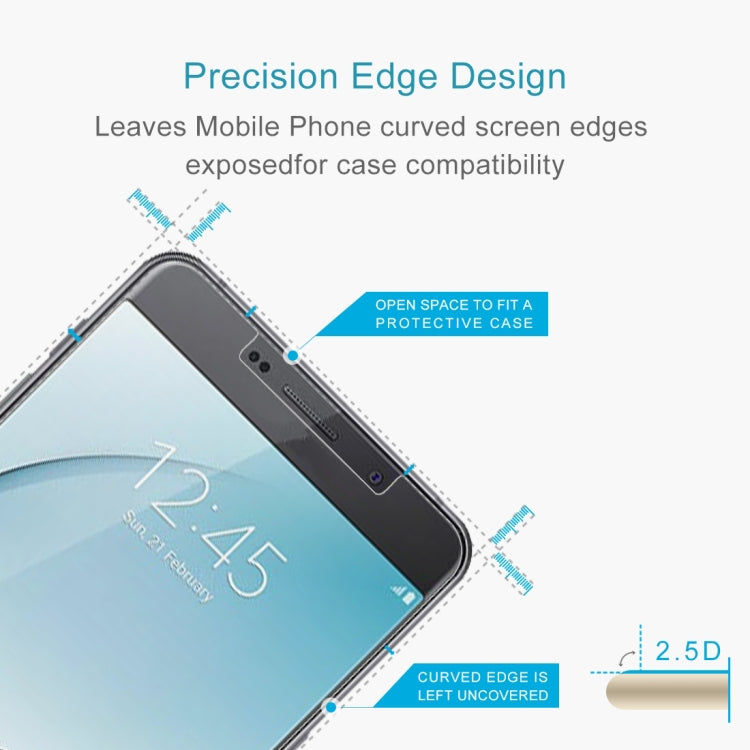 0.26mm 9H 2.5D Tempered Glass Film for Galaxy A9 Pro (2016), For Galaxy A9 Pro (2016)(1 PC)