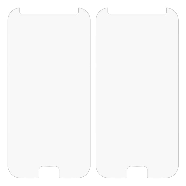 Lot de 2 films de protection en verre trempé antidéflagrant 2,5D pour Galaxy A5 (2017) / A520, dureté 9H, 0,26 mm, non plein écran