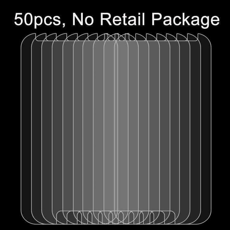 Lot de 50 films en verre trempé antidéflagrant 2,5D pour Galaxy A5 (2017) / A520, dureté 9H, 0,26 mm, non plein écran, sans emballage de vente au détail.