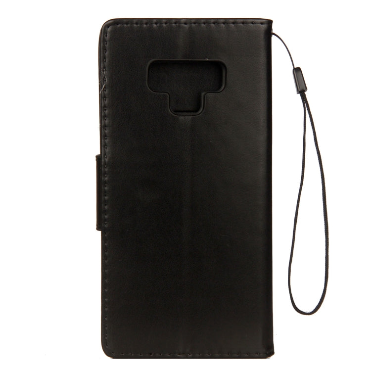 Embossed Butterfly Pattern Horizontal Flip Leather Case with Card Slot & Holder & Wallet & Lanyard For Galaxy Note9, For Galaxy Note9