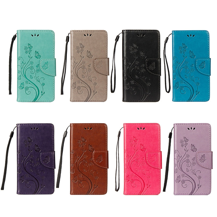 Embossed Butterfly Pattern Horizontal Flip Leather Case with Card Slot & Holder & Wallet & Lanyard For Galaxy Note9, For Galaxy Note9