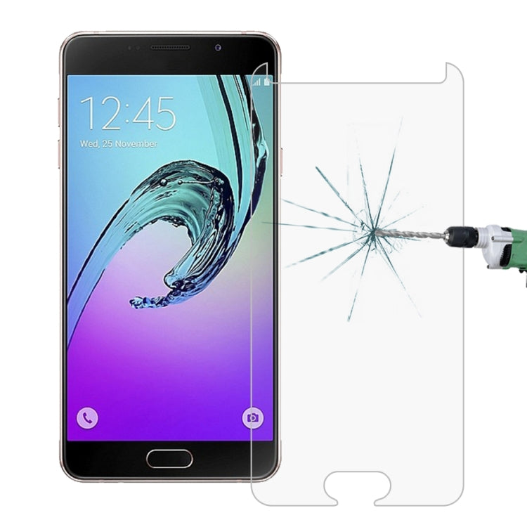 Lot de 10 films de protection d'écran en verre trempé antidéflagrant 2,5D pour Galaxy A3 (2017) / A320, dureté de surface 9H, 0,26 mm, 1 pièce