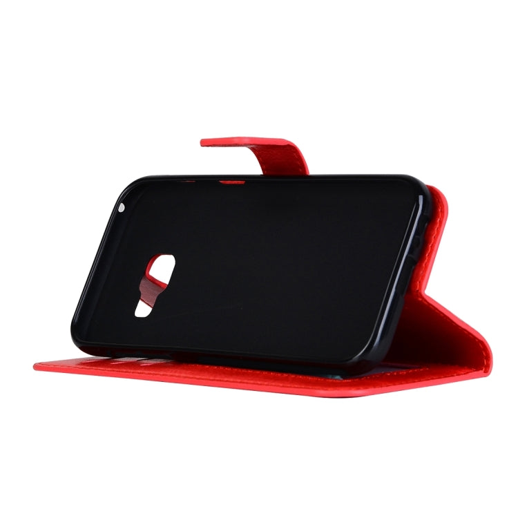 For Galaxy A5 (2017) / A520 Crazy Horse Texture Horizontal Flip PU Leather Case with Holder & Card Slots & Wallet & Photo Frame & Lanyard & Magnetic Buckle, For Galaxy A5 (2017)