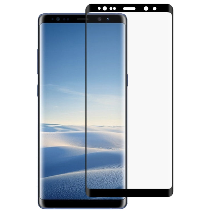 Film en verre trempé 0,3 mm, dureté 9H, bords incurvés 2,5D, plein écran, colle complète, pour Galaxy Note8 (1 pièce)