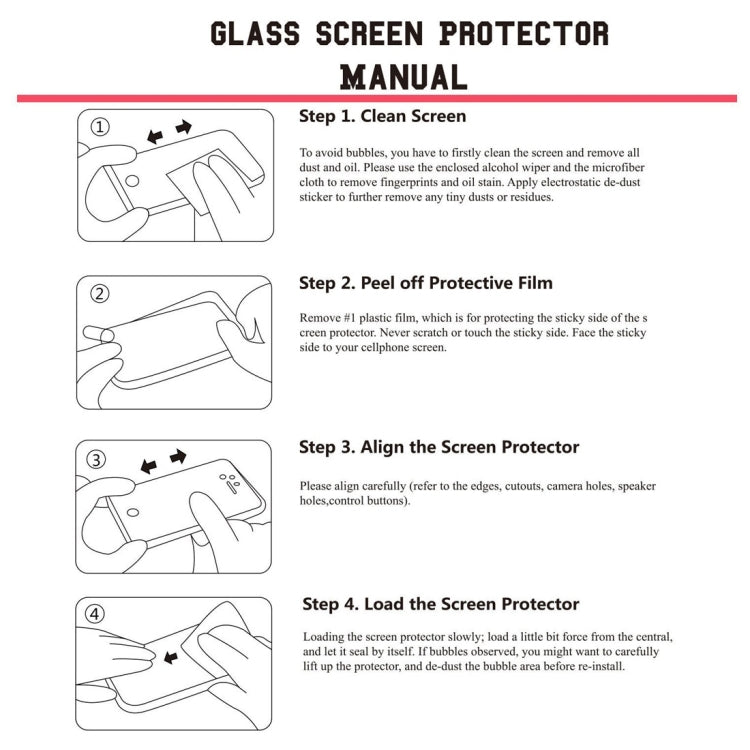 Lot de 2 films de protection en verre trempé ENKAY Hat-Prince 0,26 mm 9H 2,5D à bords incurvés pour Galaxy A7 2018 (2 pièces)