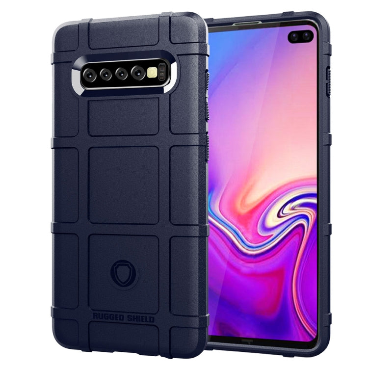 Shockproof Protector Cover Full Coverage Silicone Case for Galaxy S10+, For Galaxy S10+