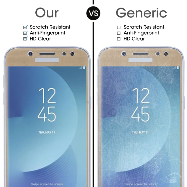 For Galaxy J5 (2017) (EU Version) 0.26mm 9H Surface Hardness 2.5D Curved Silk-screen Full Screen Tempered Glass Screen Protector, For Galaxy J5 (2017) (EU Version)