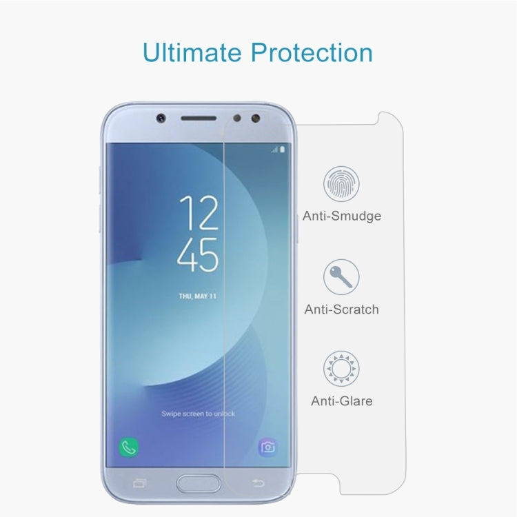 1 film en verre trempé antidéflagrant pour Galaxy J5 (2017) (version UE) 0,26 mm, dureté 9H, 2,5D, non plein écran, pour Galaxy J5 (2017) (version UE) (1 pièce)