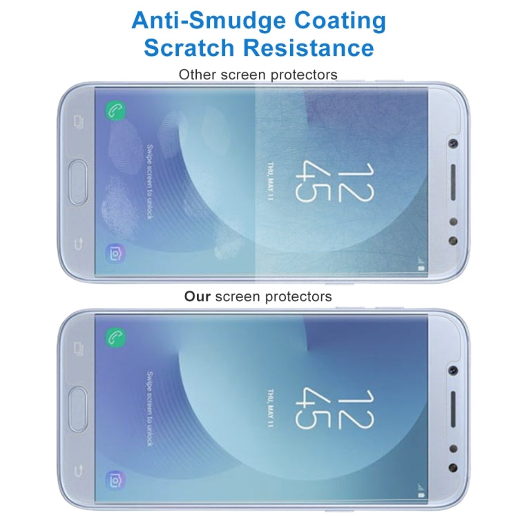 1 film en verre trempé antidéflagrant pour Galaxy J5 (2017) (version UE) 0,26 mm, dureté 9H, 2,5D, non plein écran, pour Galaxy J5 (2017) (version UE) (1 pièce)