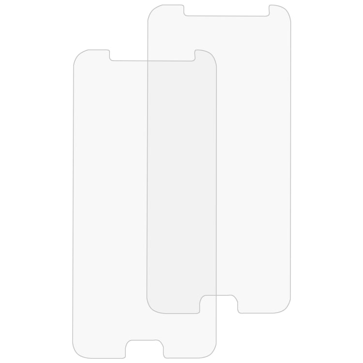 2 PCS For Galaxy J7 (2017) (EU Version) 0.26mm 9H Surface Hardness 2.5D Explosion-proof Non-full Screen Tempered Glass Screen Film, For Galaxy J7 (2017) (EU Version) (2 PCS)