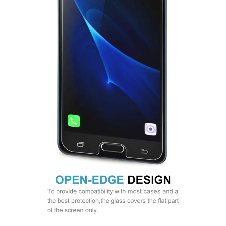 1 film en verre trempé antidéflagrant pour Galaxy J3 (2017) (version UE) 0,26 mm, dureté de surface 9H, 2,5D, non plein écran, pour Galaxy J3 (2017) (version UE) (1 pièce)