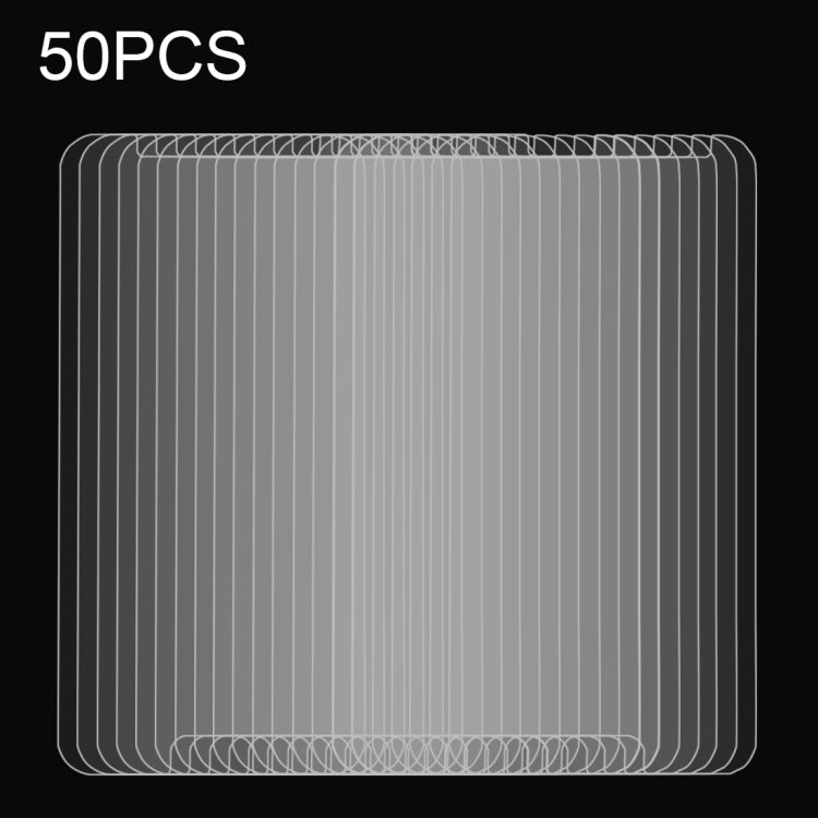 Lot de 50 films en verre trempé antidéflagrants pour Galaxy J3 (2017) (version UE) 0,26 mm, dureté 9H, 2,5D, non plein écran, pour Galaxy J3 (2017) (version UE)