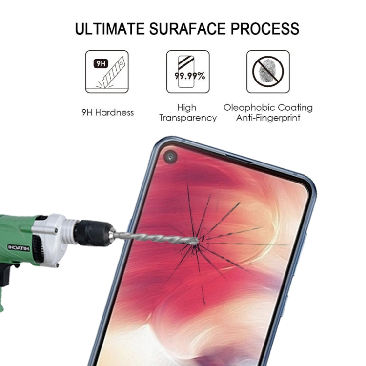 Film en verre trempé plein écran 0,3 mm 9H 2,5D pour Galaxy A8s, Galaxy A8s