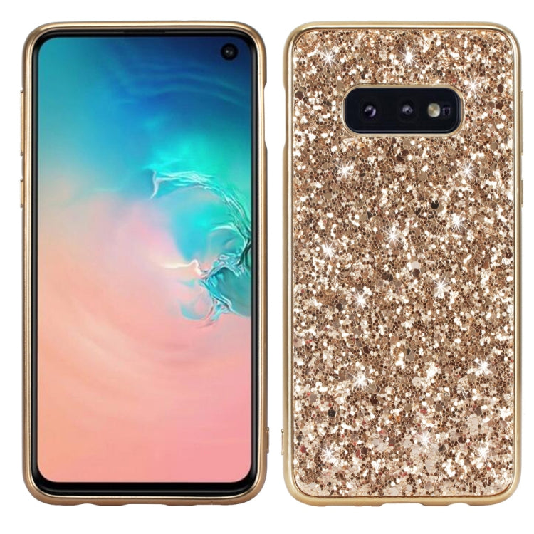 Glitter Powder Shockproof TPU Protective Case for Galaxy S10+, For Galaxy S10+