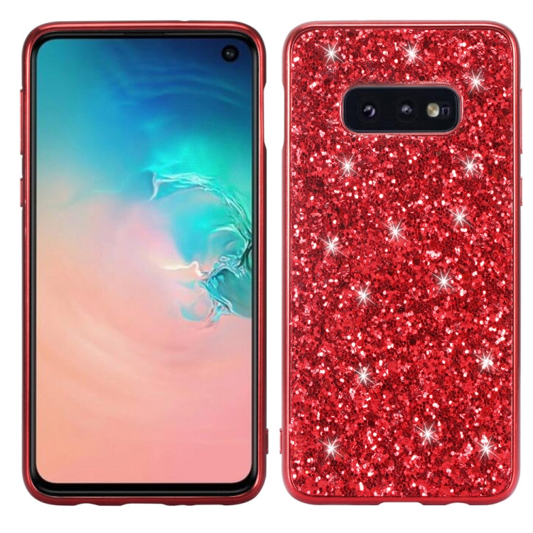 Glitter Powder Shockproof TPU Protective Case for Galaxy S10+, For Galaxy S10+
