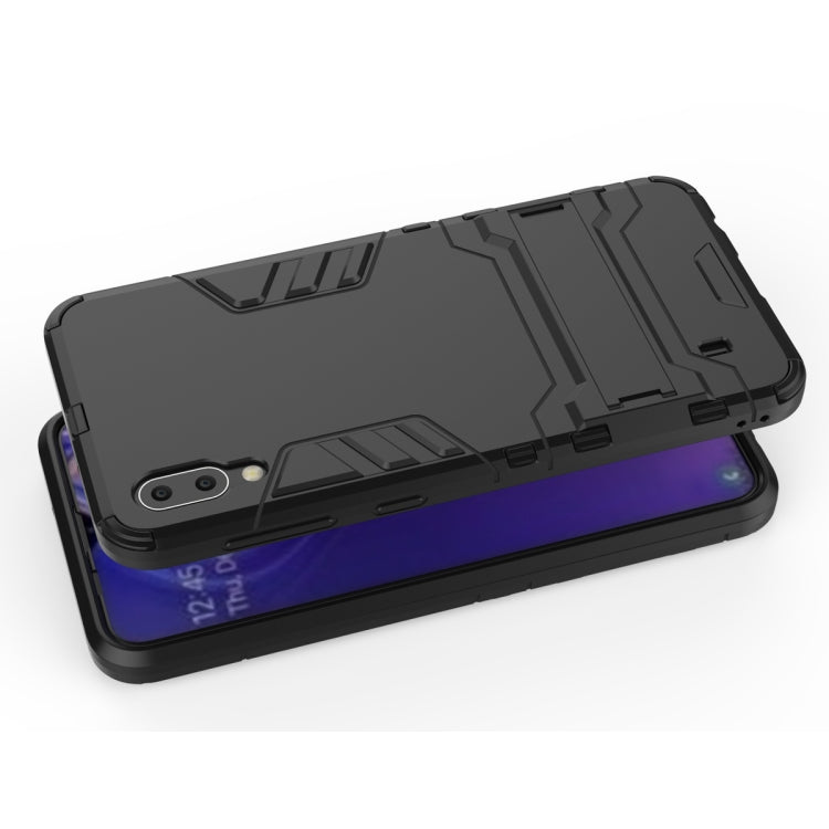 Shockproof PC + TPU Case for Galaxy M10, with Holder, For Samsung Galaxy M10