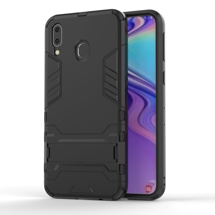 Shockproof PC + TPU Case for Galaxy M20, with Holder, For Samsung Galaxy M20