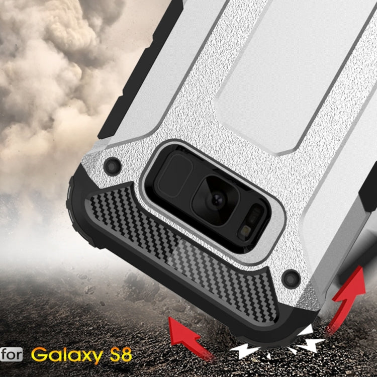 For Galaxy S8 Rugged Armor TPU + PC Combination Case