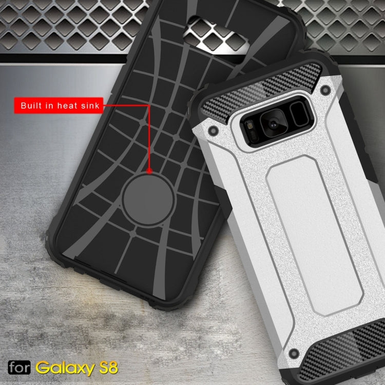 For Galaxy S8 Rugged Armor TPU + PC Combination Case
