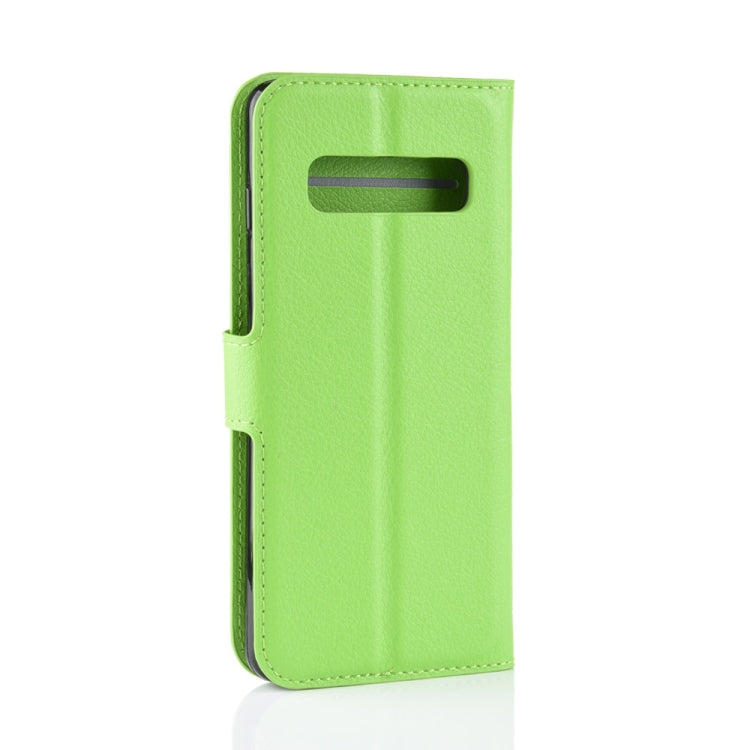 Litchi Texture Horizontal Flip Leather Case for Galaxy S10 , with Wallet & Holder & Card Slots, Galaxy S10, For Galaxy S10