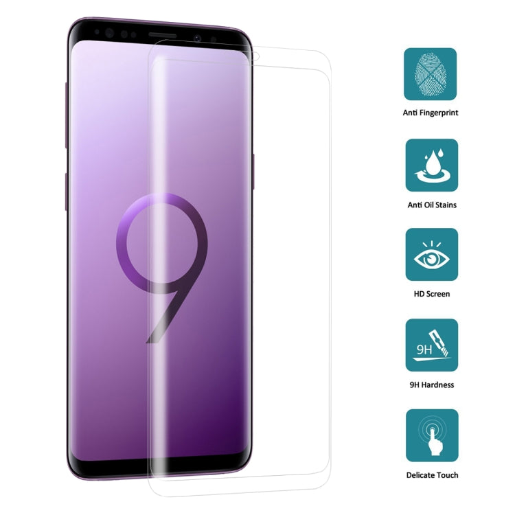 Film en verre trempé 3D 9H 0,26 mm pour Galaxy S9 (0,26 mm)