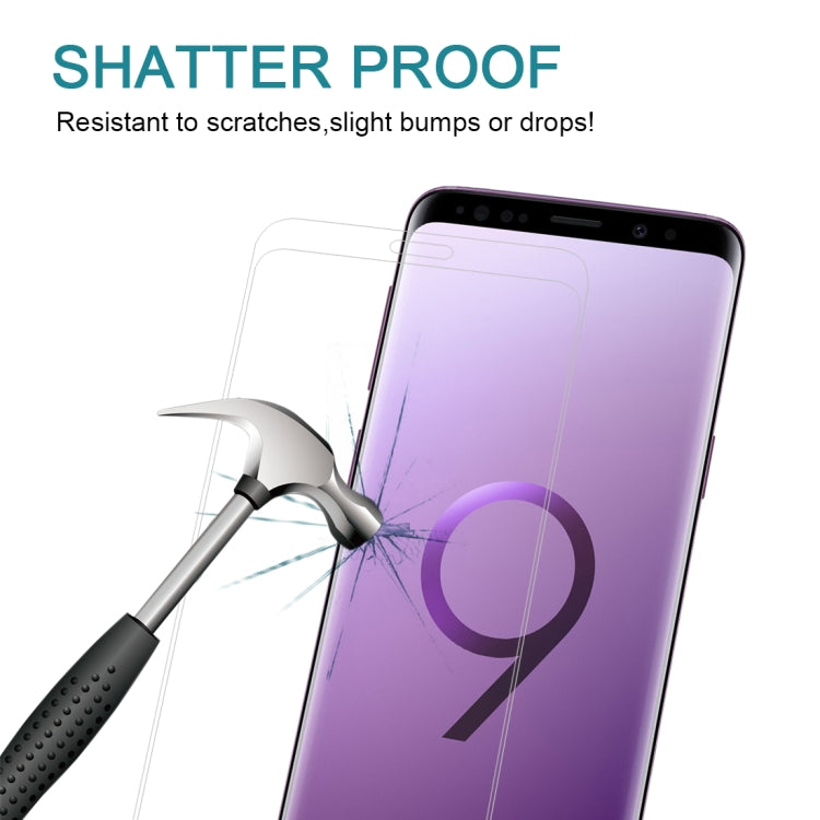 Film en verre trempé 3D 9H 0,26 mm pour Galaxy S9 (0,26 mm)