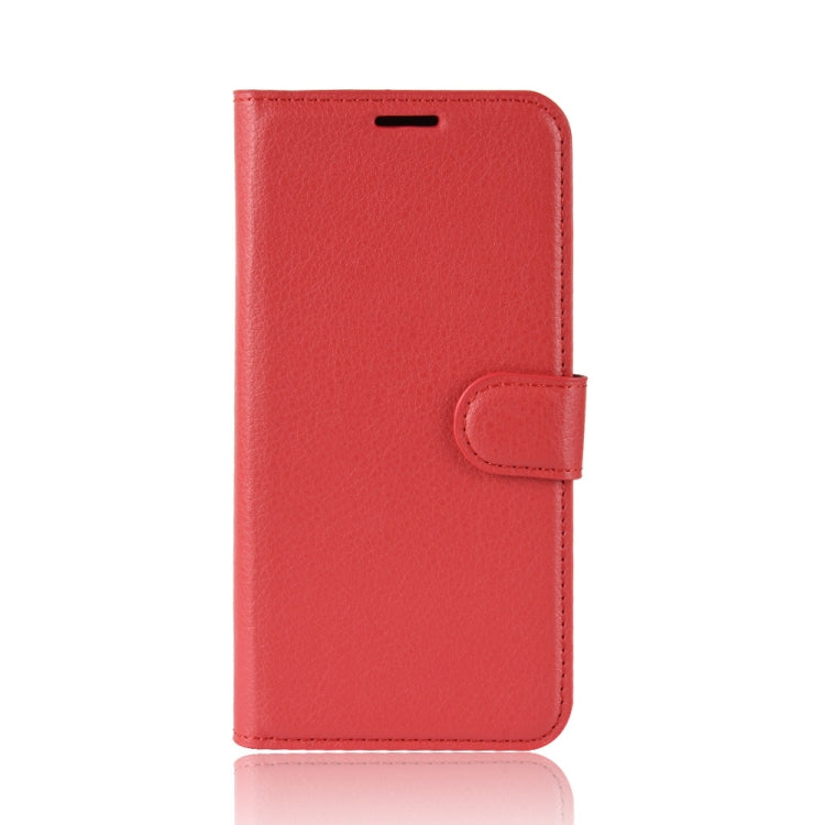 Litchi Texture Horizontal Flip Leather Case for Galaxy A70, with Wallet & Holder & Card Slots, For Galaxy A70