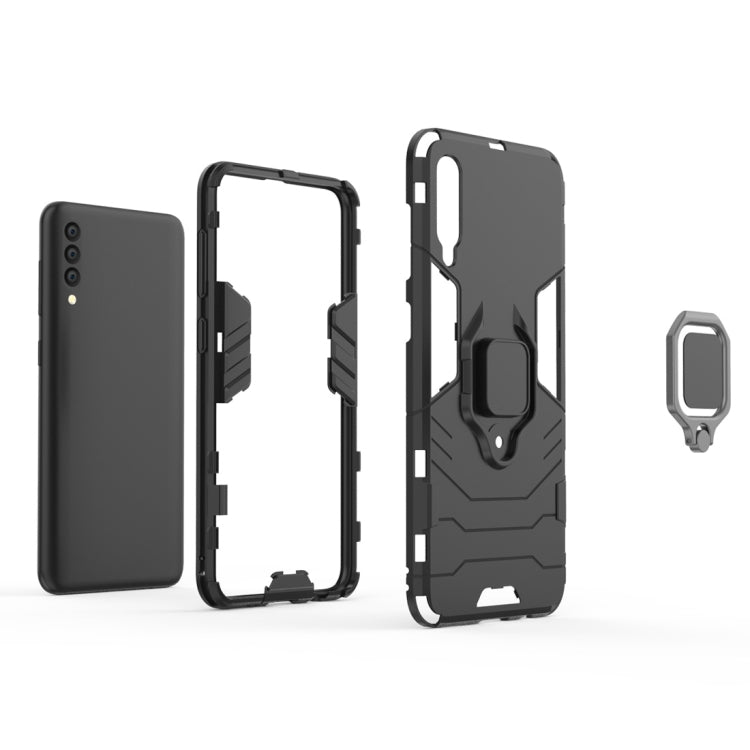 Coque de protection antichoc en PC et TPU pour Galaxy A50, avec anneau magnétique