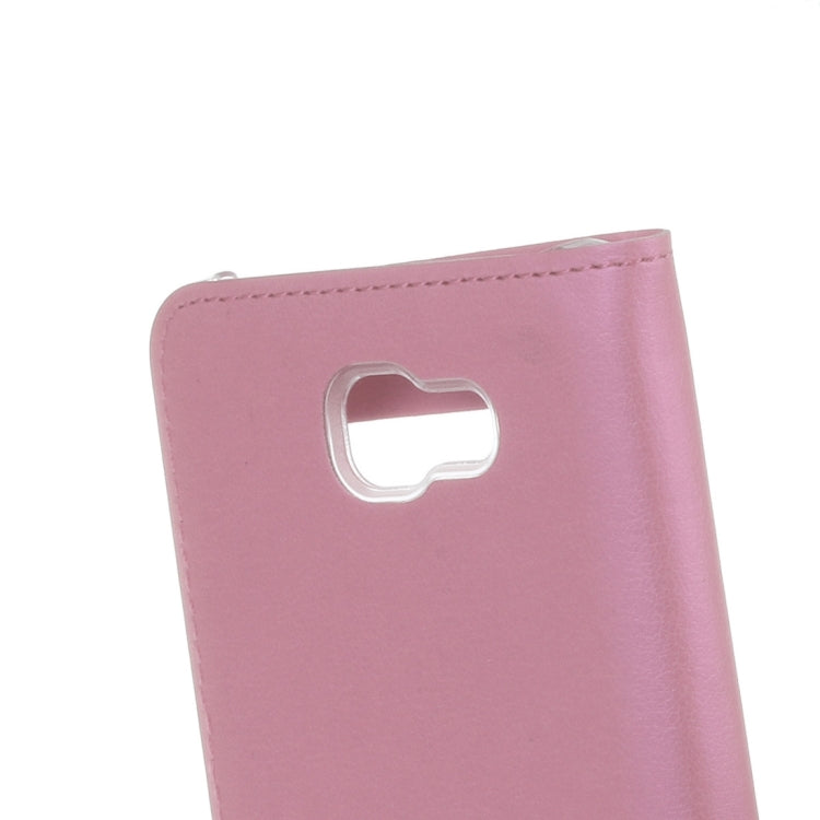 For Galaxy J5 (2017) (US Version) Litchi Texture Horizontal Flip Leather Case with Call Display ID