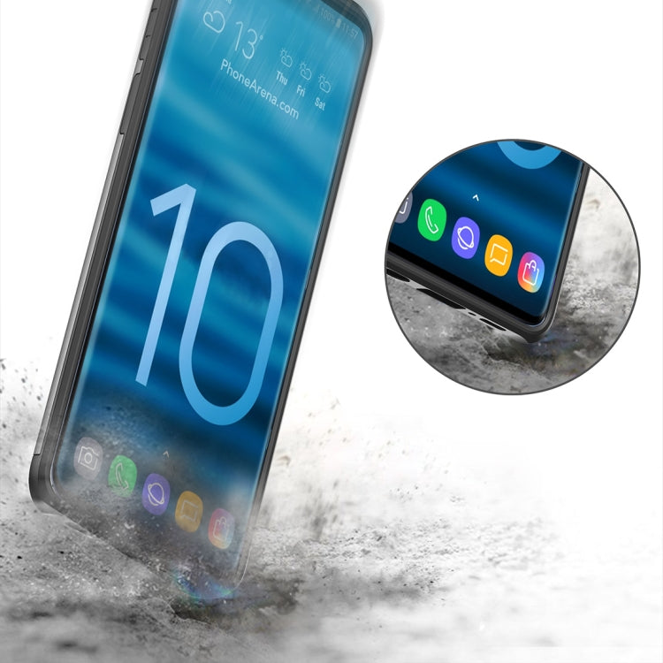 Coque de protection robuste et résistante aux chocs pour Galaxy S10, avec emplacement pour carte.