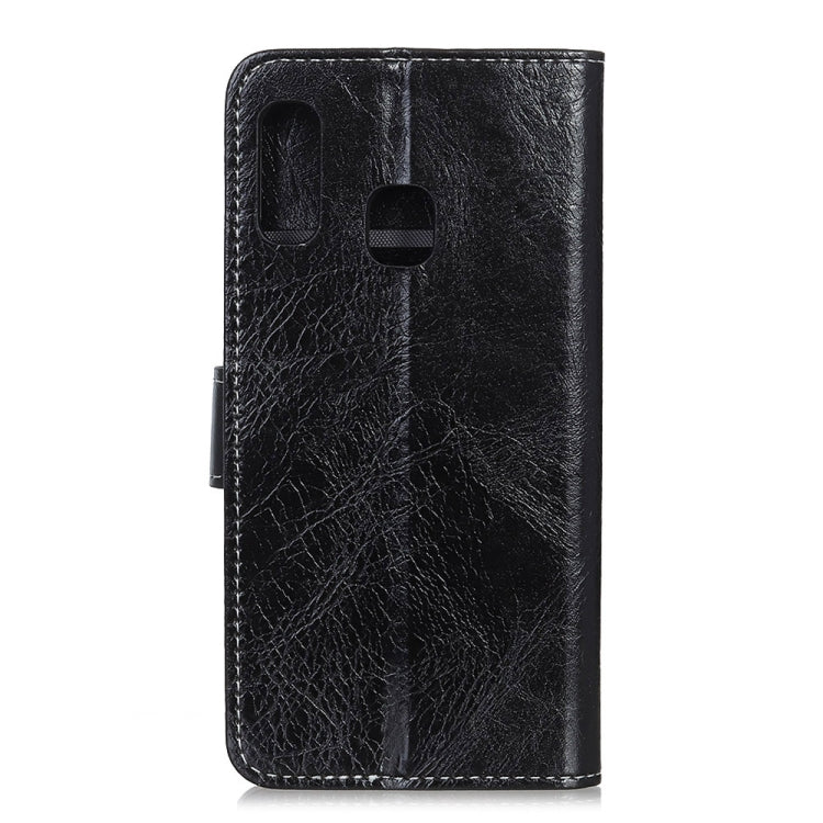 Retro Crazy Horse Texture Horizontal Flip Leather Case for Galaxy A20e, with Holder & Card Slots & Wallet & Photo Frame, For Galaxy A20e, For Samsung Galaxy A20e