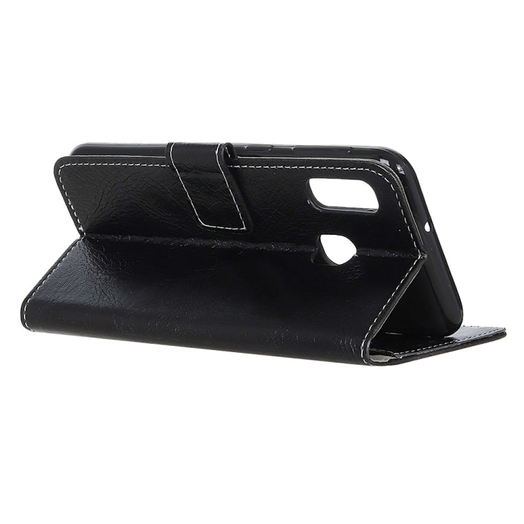 Retro Crazy Horse Texture Horizontal Flip Leather Case for Galaxy A20e, with Holder & Card Slots & Wallet & Photo Frame, For Galaxy A20e, For Samsung Galaxy A20e