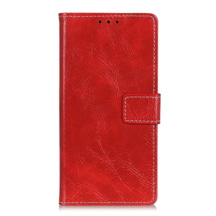 Étui à rabat horizontal en cuir motif cheval fou rétro pour Galaxy A20e, avec support, emplacements pour cartes, portefeuille et cadre photo, pour Galaxy A20e, pour Samsung Galaxy A20e, Galaxy A20e