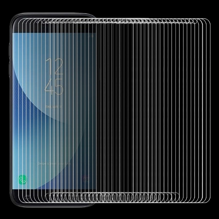 Lot de 100 films en verre trempé 9H 2,5D (0,26 mm) pour Galaxy J4 (2018) (100 pièces)
