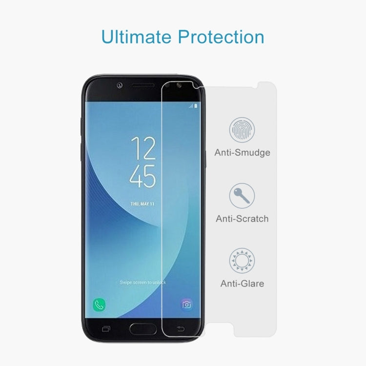 Lot de 10 films en verre trempé 9H 2,5D (0,26 mm) pour Galaxy J4 (2018)