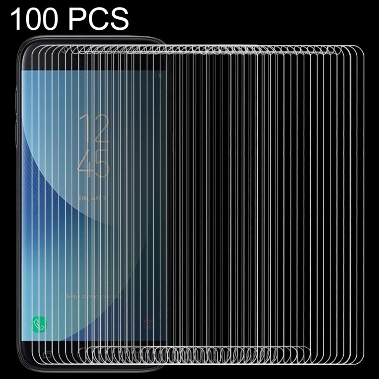 Lot de 50 films en verre trempé 9H 2,5D (0,26 mm) pour Galaxy J4 (2018), sans emballage, pour Galaxy J4 (2018) (50 pièces)
