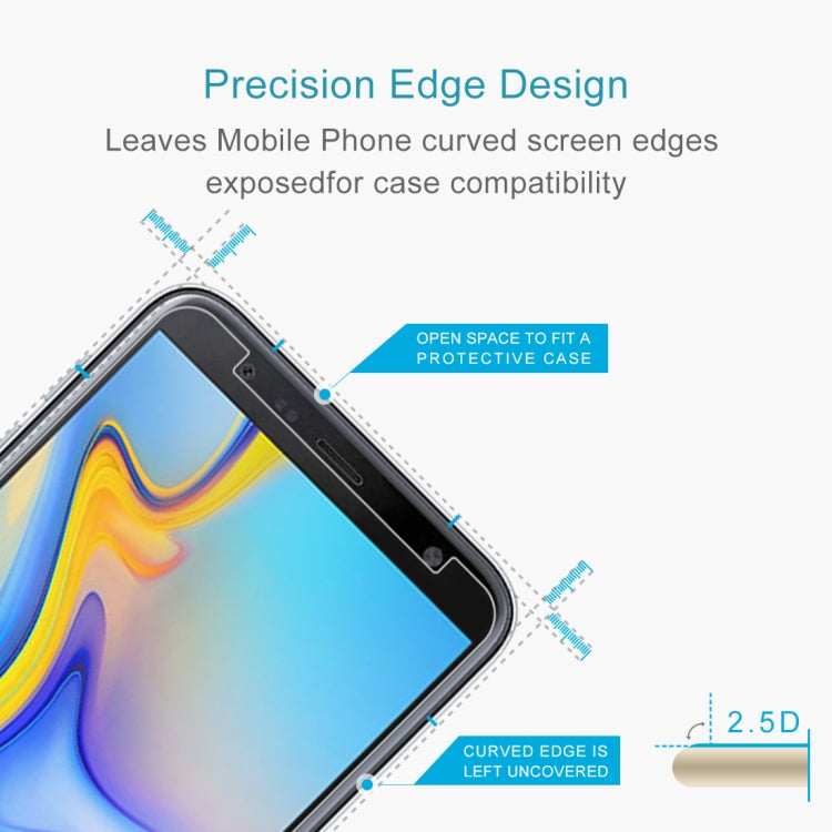 2 PCS 0.26mm 9H 2.5D Tempered Glass Film for Galaxy J6 (2018), For Galaxy J6 (2018)(2 PCS)