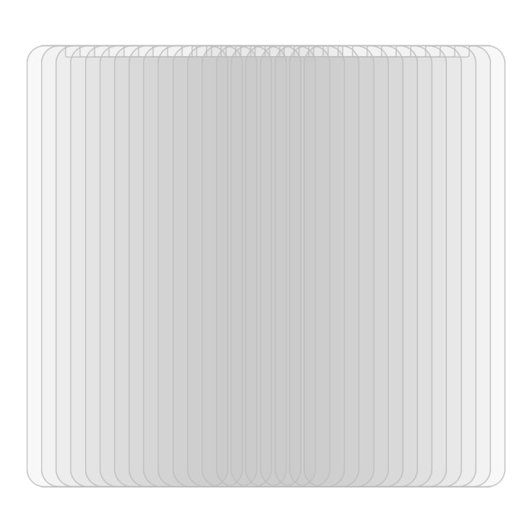 Lot de 50 films en verre trempé 9H 2,5D de 0,26 mm pour Galaxy J6 (2018), sans emballage de vente au détail, pour Galaxy J6 (2018) (50 pièces)