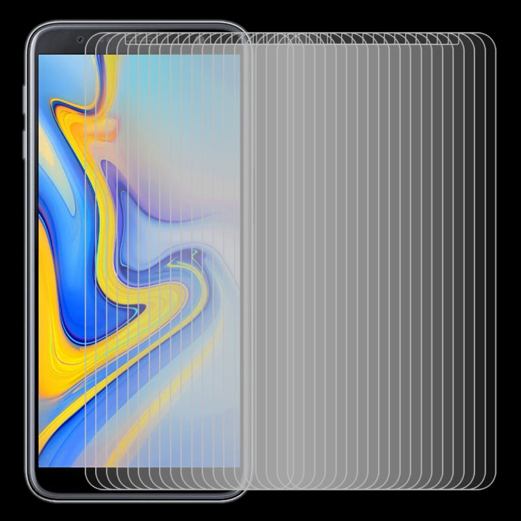 Lot de 50 films en verre trempé 9H 2,5D de 0,26 mm pour Galaxy J6 (2018), sans emballage de vente au détail, pour Galaxy J6 (2018) (50 pièces)