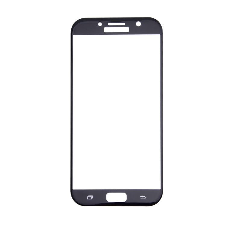 For Galaxy A7 (2017) / A720 0.26mm 9H Surface Hardness Explosion-proof Silk-screen Tempered Glass Curved Full Screen Film, For Galaxy A7 (2017)