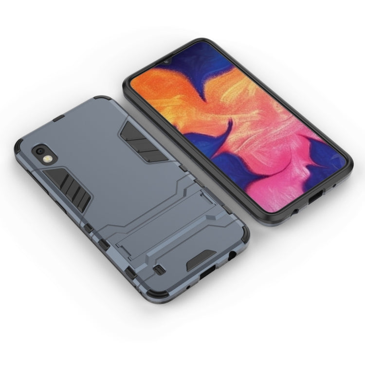 Shockproof PC + TPU Case for Galaxy A10, with Holder