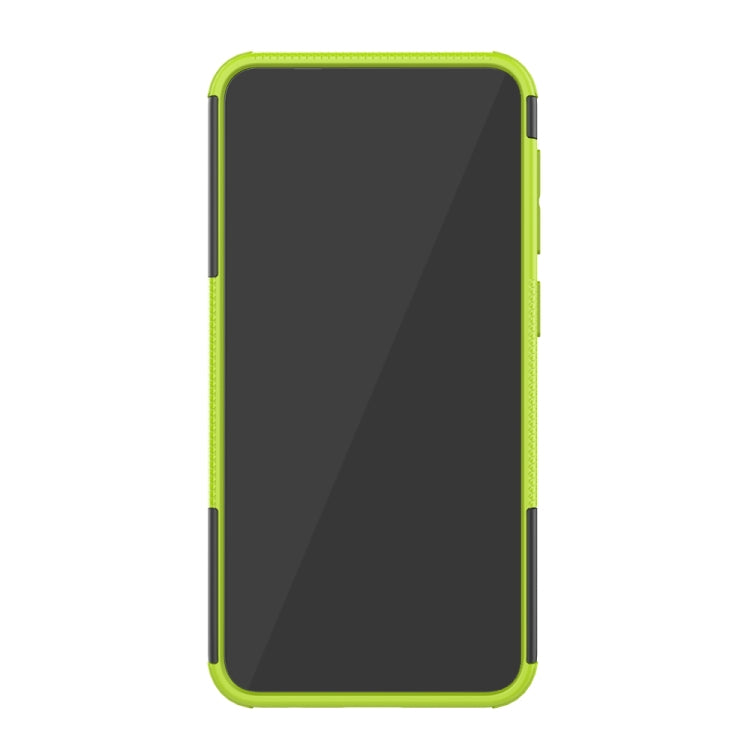 Shockproof  PC + TPU Tire Pattern Case for Galaxy M10, with Holder