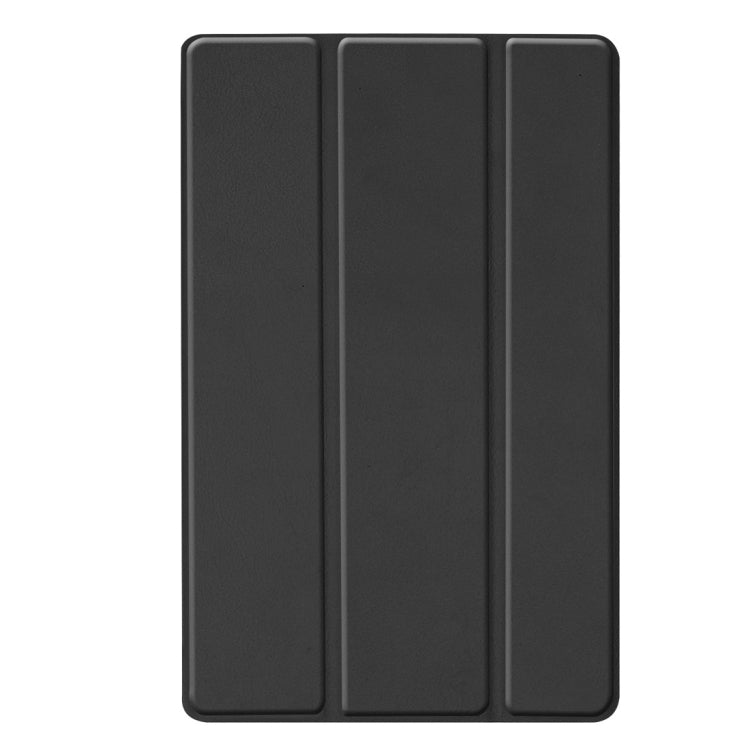 Étui à rabat horizontal en cuir PU texturé Custer pour Galaxy Tab A 10.1 2019 (T515 / T510), avec support pliable en trois parties et fonction veille/réveil, pour Galaxy Tab A 10.1 2019 (T515 / T510)